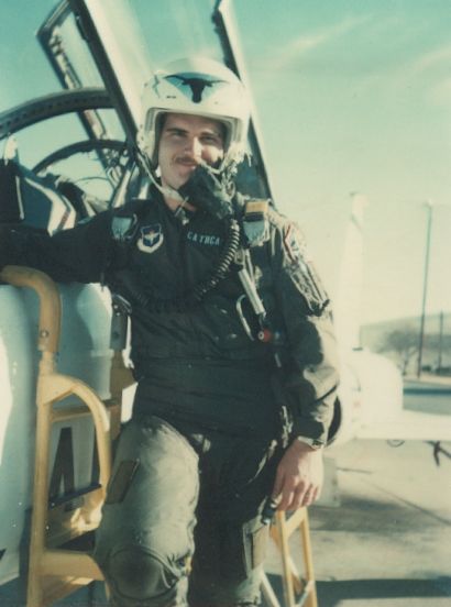 John Cathcart in USAF pilot training